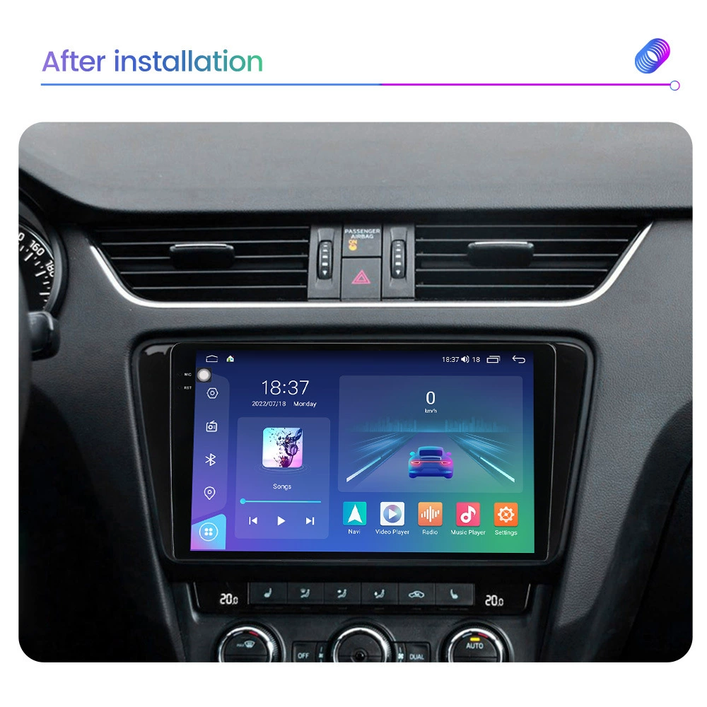 Подходит для Volkswagen Skoda Octavia 13-18, модифицированный Android большой экран мультимедиа, CarPlay навигация