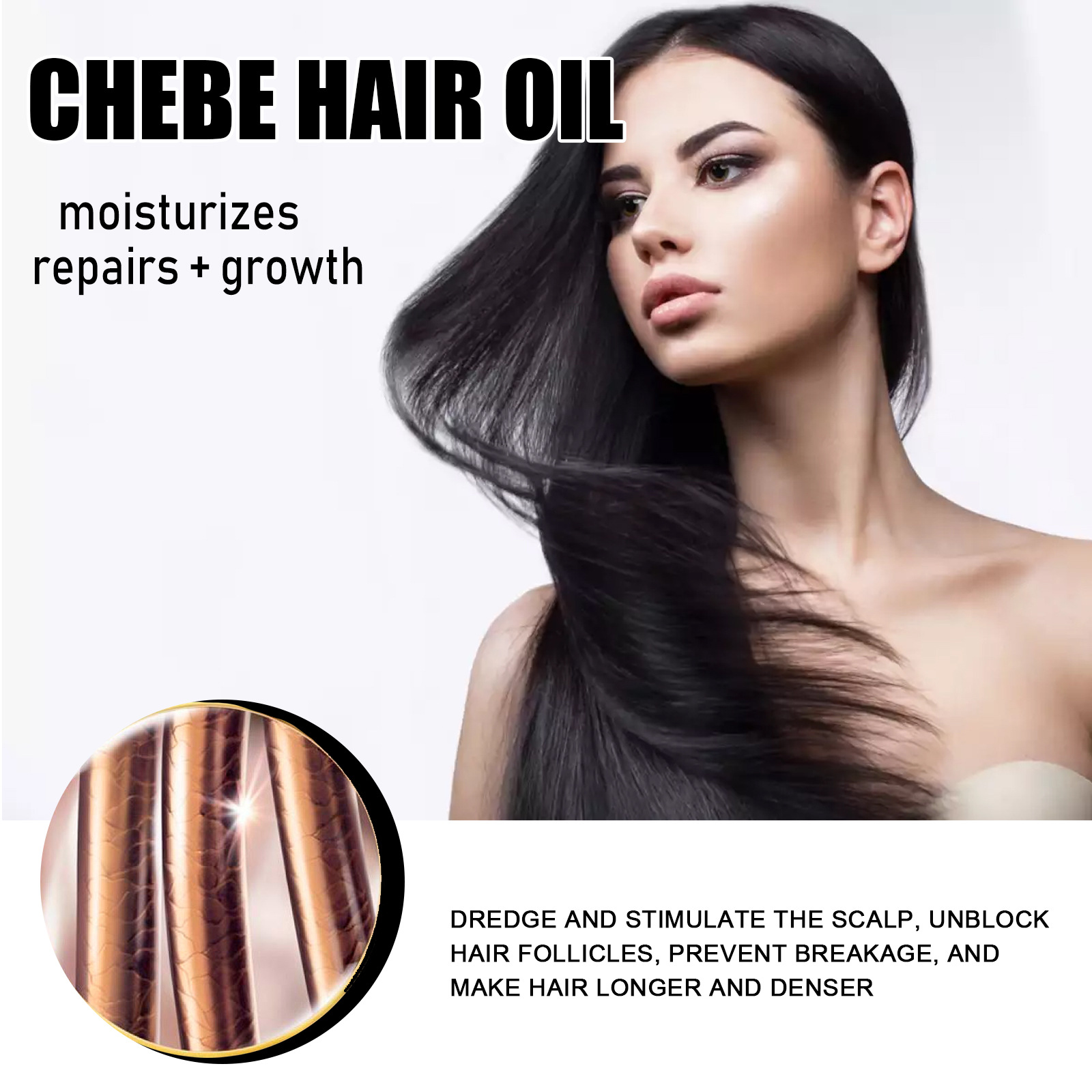 EELHOE Dense Oil Thickens Firms Hair, Nourishing Repairing Roots, Caring for Strong and Tough Hair_voghion.com