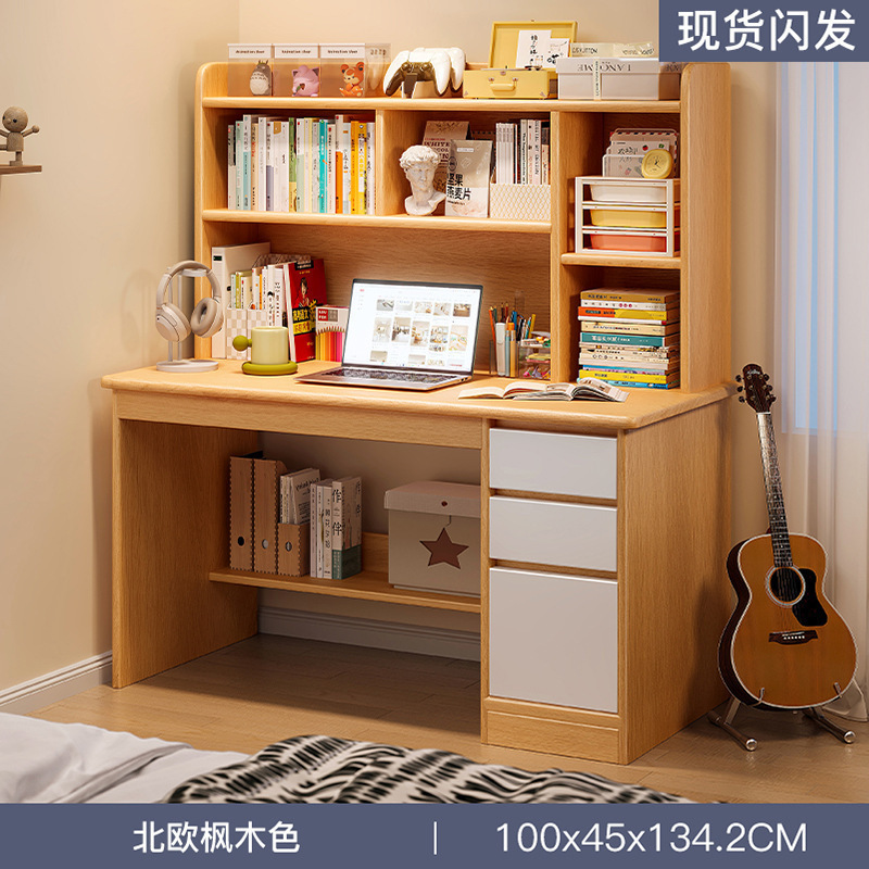 Escritorio para computadora, tocador, dormitorio integrado, escritorio simple y moderno, escritorio de maquillaje, gabinete de maquillaje dos en uno, espejo, nuevo estilo de cama