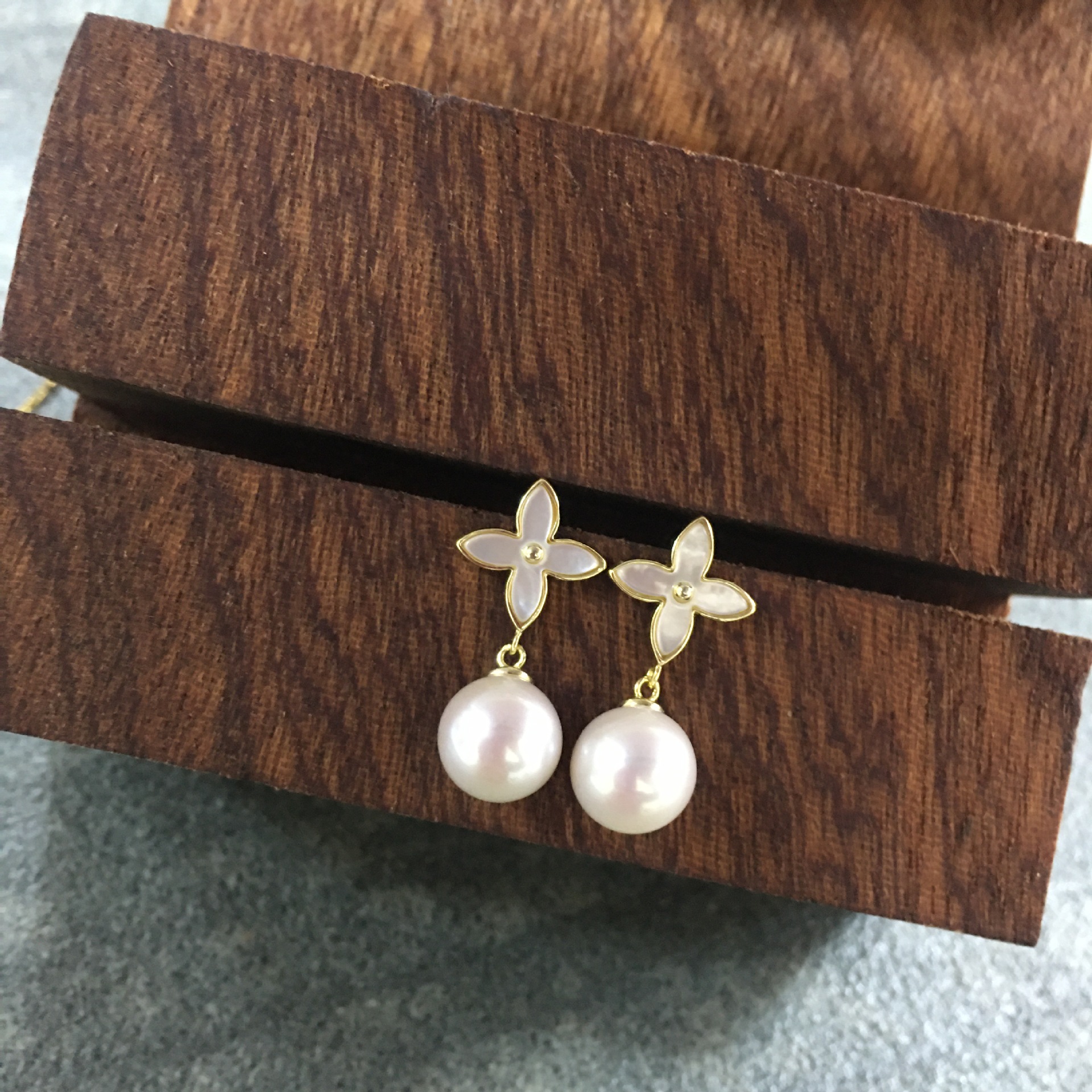 С����S925����ˮ������Ƕ7.5-8.5mm��ˮak�����׹����������