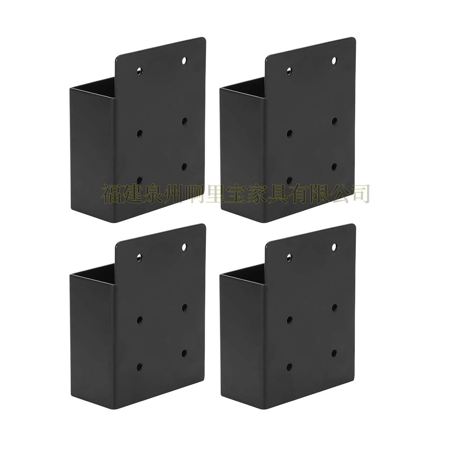 Kit de conectores de soporte para pérgola de 2 * 4 pulgadas, fijación con tornillos para postes de madera image 1