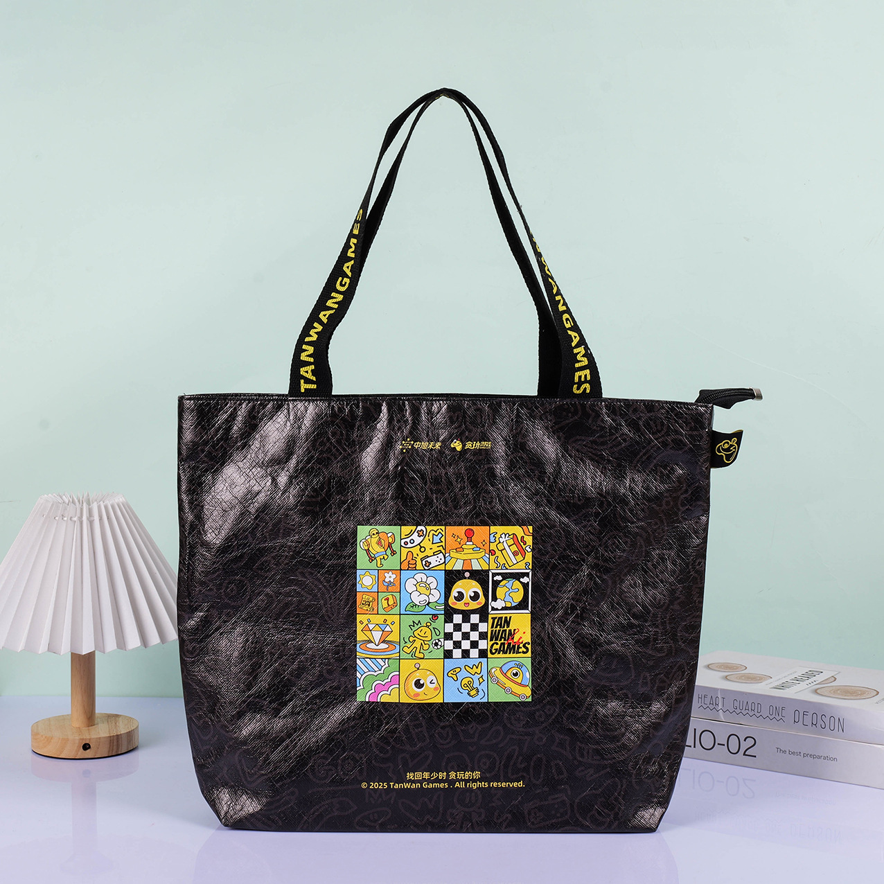 杜邦纸袋单肩背包防水揉纹撕不烂托特包手提袋定制文创周边礼品