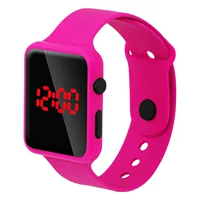 Спортивный квадрат Рука кольцо смотреть электронные часы Apple LED Рука кольцо смотреть Студент привело электронные часы завод прямых продаж