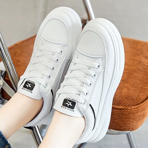 Women's Breathable Student Shoes, Korean Style Low Heel Casual Shoes with EVA Insole