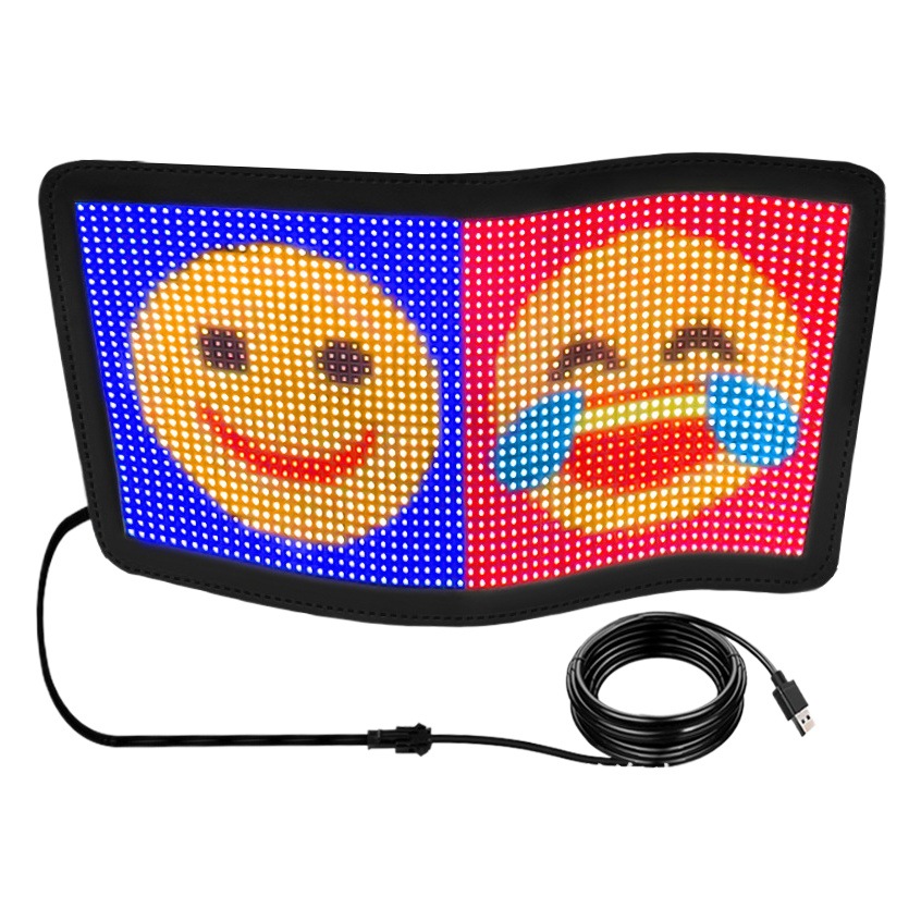 Pantalla de coche pantalla LED pantalla de publicidad del parabrisas trasero del coche ventana trasera rodando subtítulo Pantalla de publicidad electrónica