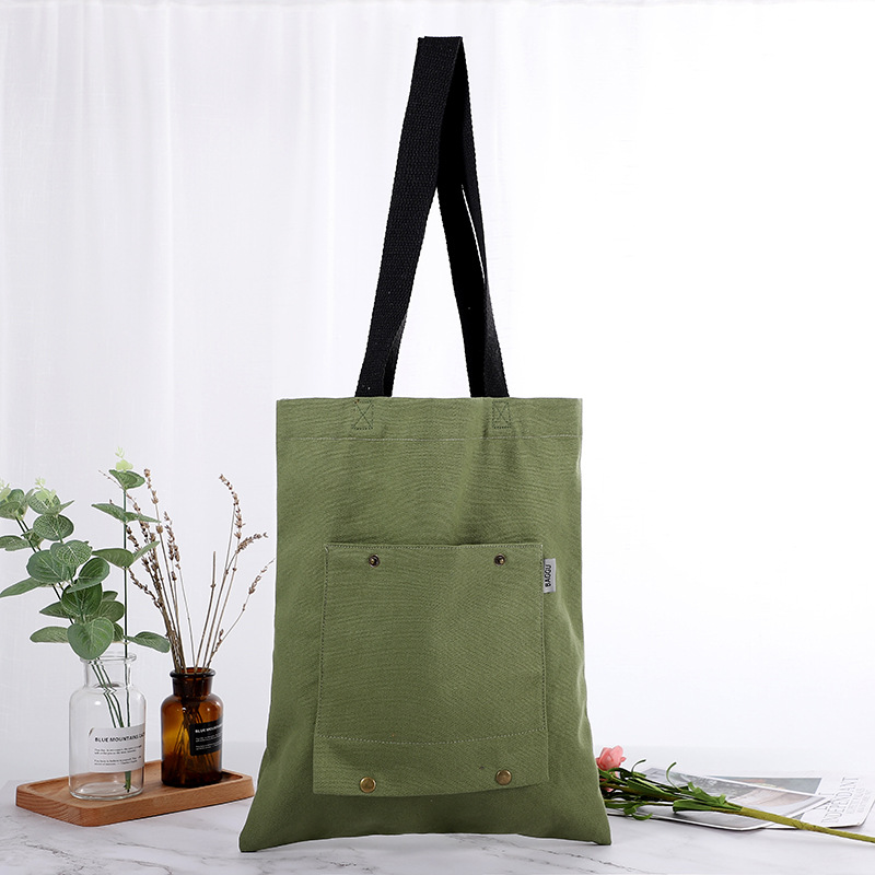 创意全棉手提广告帆布袋定制空白现货棉布袋手提帆布包彩印logo