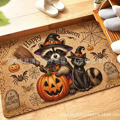 Outdoor Entrance Shoe Changing Area, Imitation | Avtomobil döşəmə paspasları - zx-halloween-spooky20-4060halloween-decorative-wire-ring