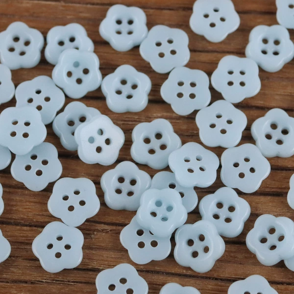 20L=12.5 MM*flower*sky blue