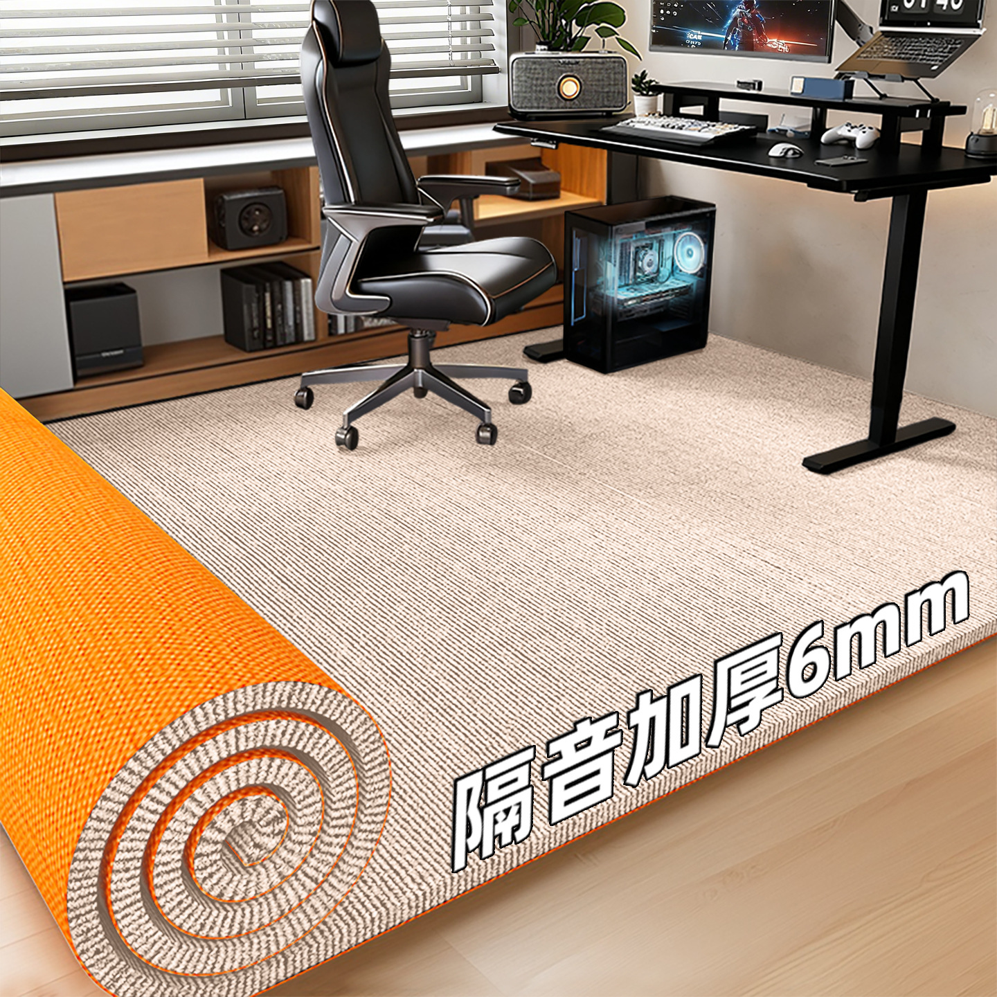 베이지 브라운 TPE 싱글 스트라이프