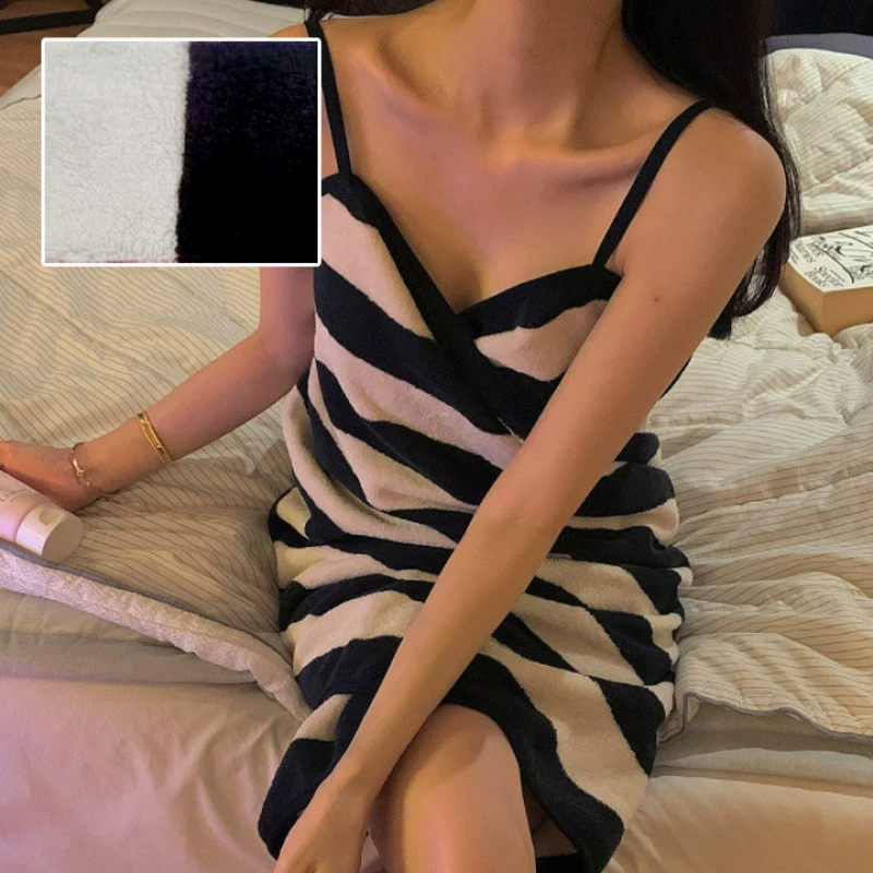 Bathrobe, high quality sexy pijama, bath towel, lifting effect, backless