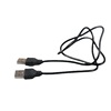 1 meter USB extension line black and white fan full bronze USB2.0 A male to A male 1 meter read data