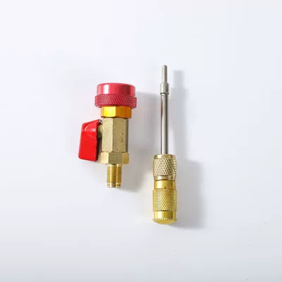 change fluorine filling nozzle valve core – Automotive air conditioning