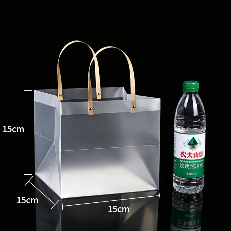 Bolsa de plástico transparente PP personalizada bolsas de regalo dulces de boda con bolsas de regalo personalizadas