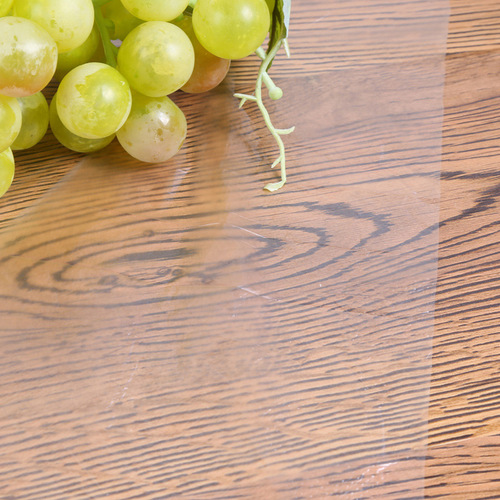 Meiya disposable tablecloth household plastic square thickened film large transparent waterproof tablecloth department store wholesale