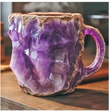 �¶�ɫ�V��ˮ�����Ș�֬����Mineral Crystal Coffee Mugs Cwy