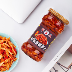 Hunan Specialty Junjie Spicy Pickled Radish Dried Crispy Radish Dried Strips Manufacturer Direct Supply Tea Oil Radish