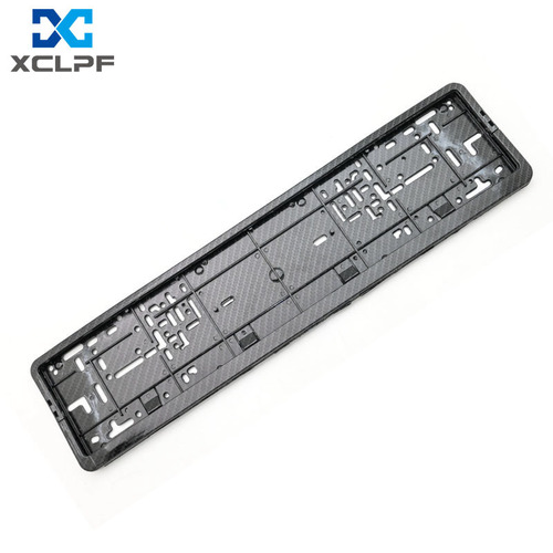 Export European carbon fiber license plate holder European standard license plate holder European plastic license plate frame PP plastic license plate frame