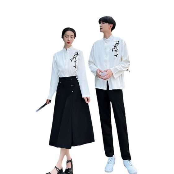 Antique new Chinese style junior Senior high school student class clothes middle school student chorus performance clothes sports opening ceremony recitation clothes