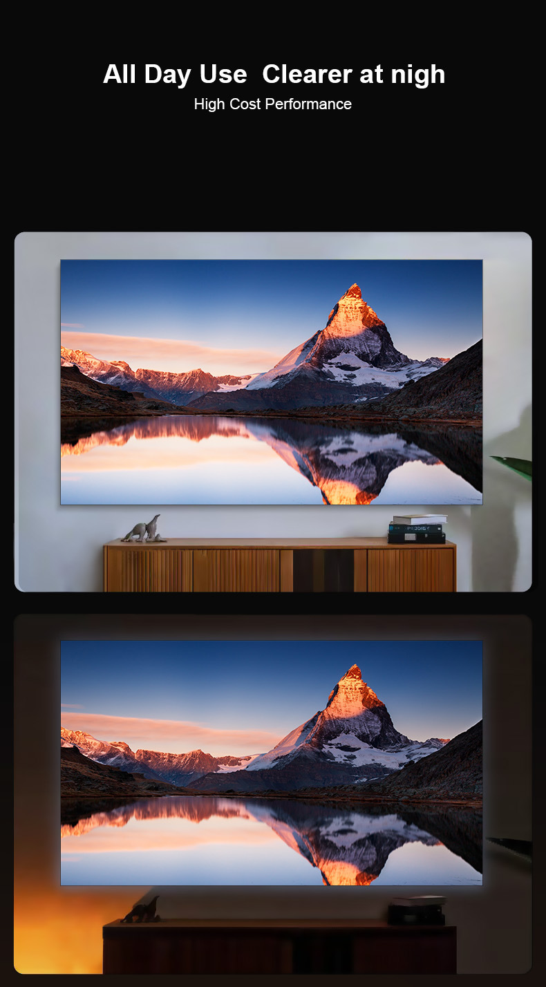 C600A Projektor Home Autofokus Tragbarer 1080p Heimkino-Büroprojektor Kabellos_voghion.com