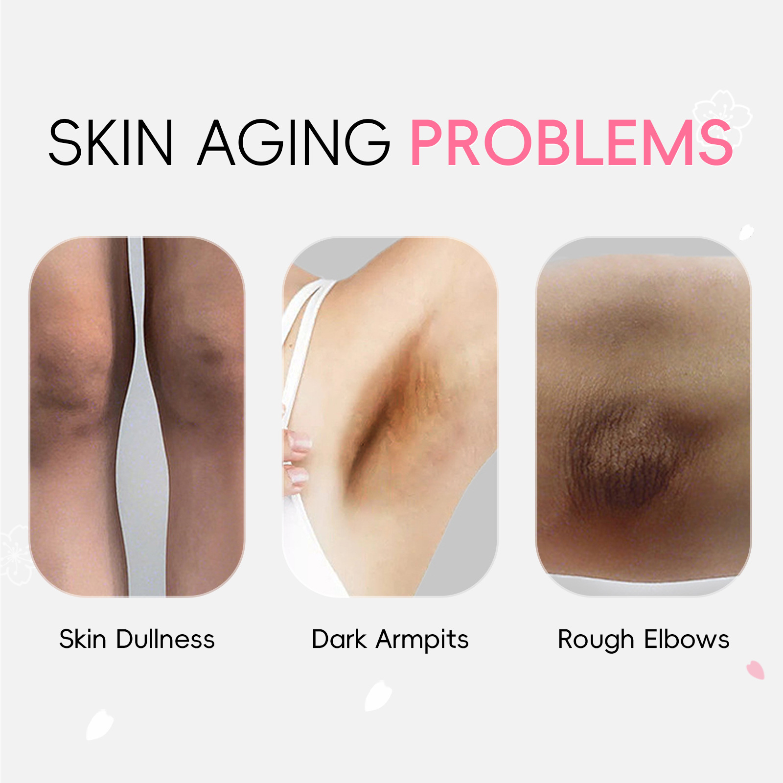 Cross-border LAIKOU Japanese Cherry Blossom Armpit Cream 30g Hydrating, Moisturizing and brightening Skin tone manufacturer wholesale supply undefined