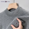 Half -high -neck gray