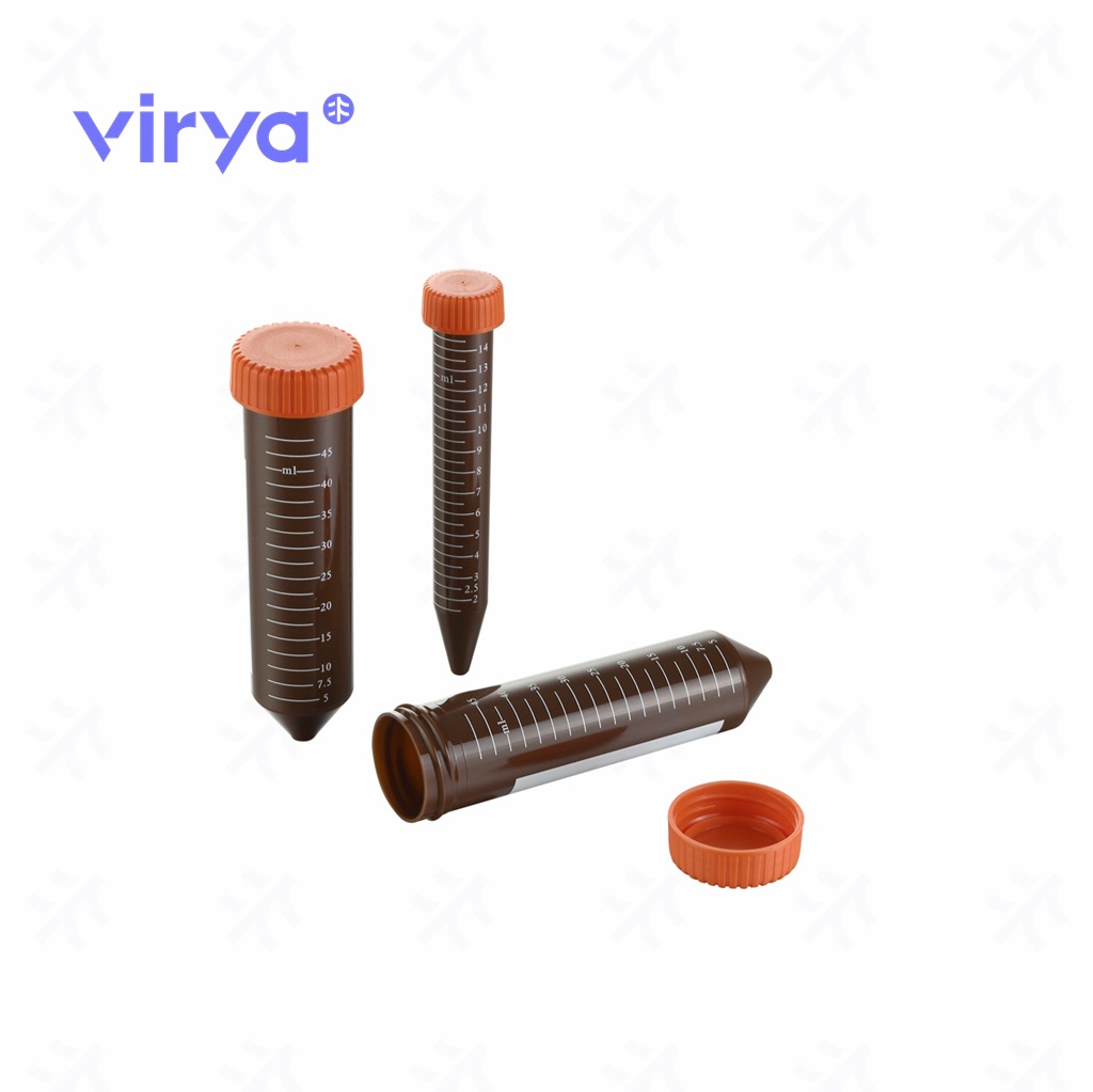 Virya棕色避光离心管 适用于避光实验样品制备、样品保存等