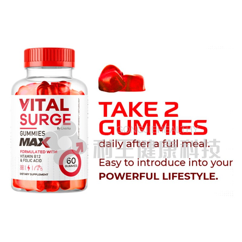 越境貿易在庫あり アップルサイダービネガー グミ VITAL SURGE GUMMIES 60粒/瓶 卸売 高品質|undefined