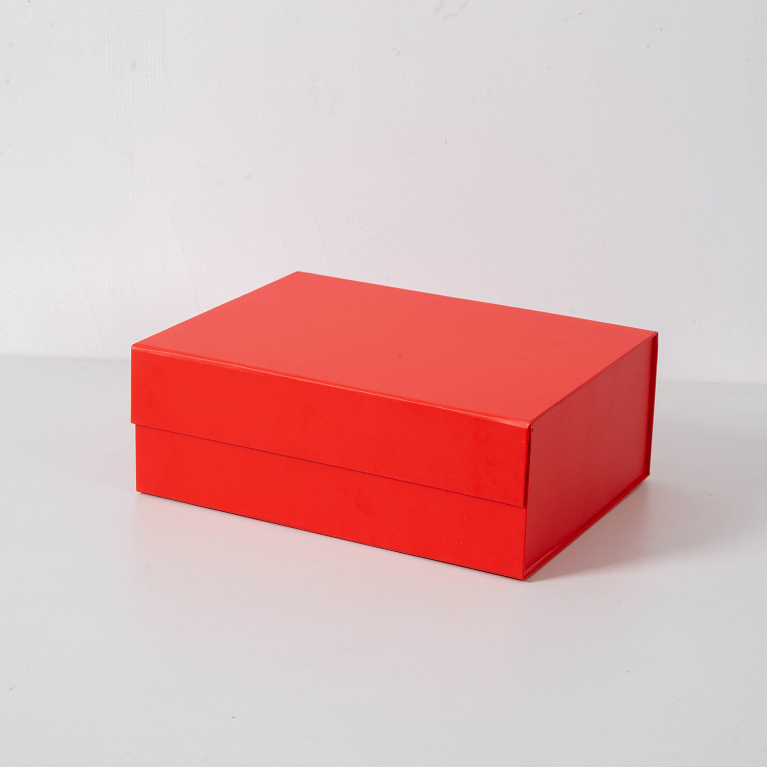 Spot al por mayor caja plegable de una pieza con caja de regalo de mano con logotipo impreso caja de zapatos caja de embalaje de regalo con tapa de imán