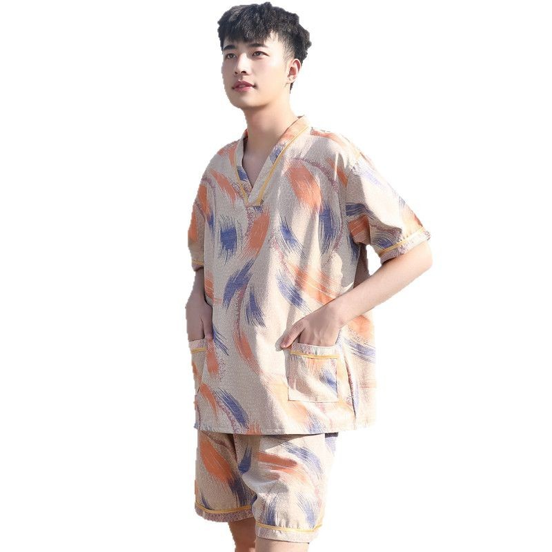 汗蒸服女性浴場浴衣バス服卸売り女性男性サウナ服カップル服美容服足治療服|undefined