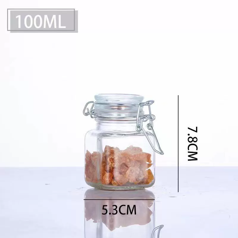Блочно-строительный хранительный резервуар для сухих фруктов, miscellaneous grain, стеклянный герметичный резервуар для кухонного хранения консервной банки