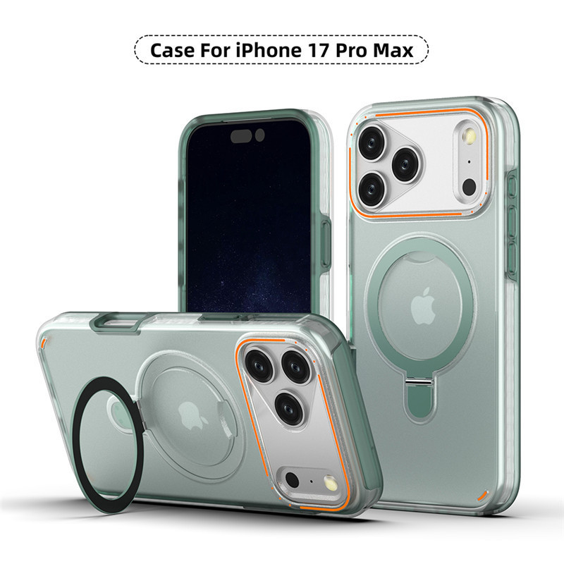 Suitable for the New Iphone17 Transparent Phone Case 16Pro Max Car Magnetic Navigation Phone Protective Case Suitable for the New Iphone17 Transparent Phone Case 16Pro Max Car Magnetic Navigation Phone Protective Case