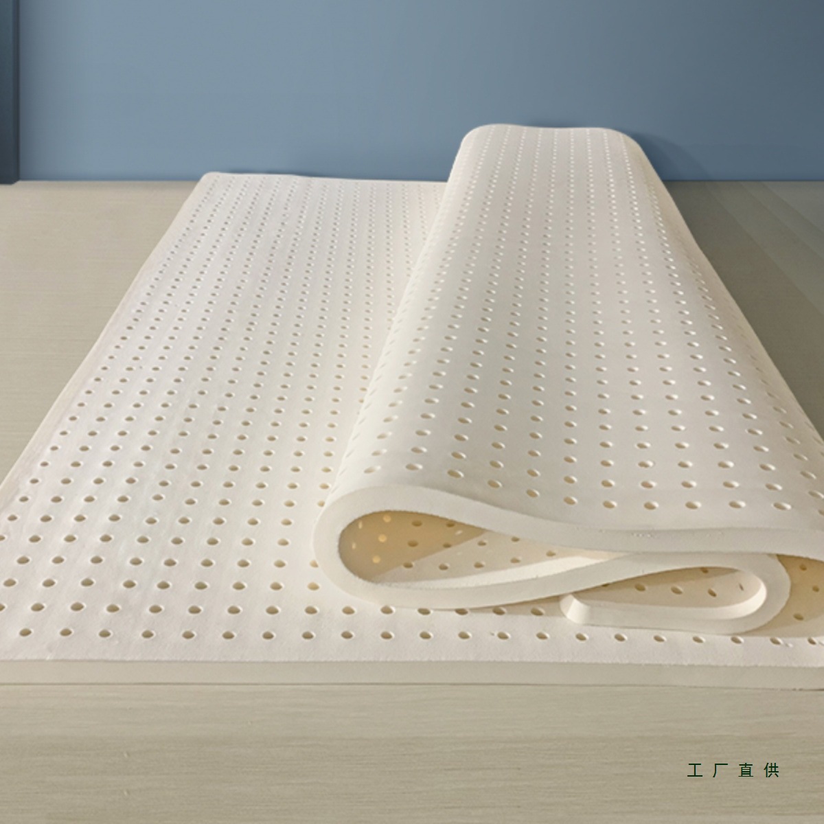 Natural Latex Mattress 1.8m Home Tatami Single Kidsren's School Dormitory Rubber Cushion Custom Thin