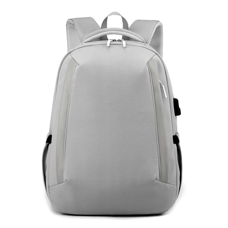 2023 nueva mochila recargable USB coreana moda nailon de gran capacidad para viajes de negocios mochila para computadora al por mayor