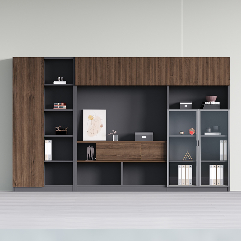 Gabinete de archivos de oficina Gabinete de fondo Gabinete de madera simple de alta gama Gabinete de archivos Gabinete de archivos Gabinete de archivos