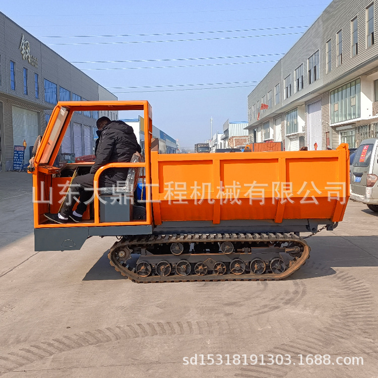 小型山地履带运输车 水田地履带车 3-8吨农用履带运输车