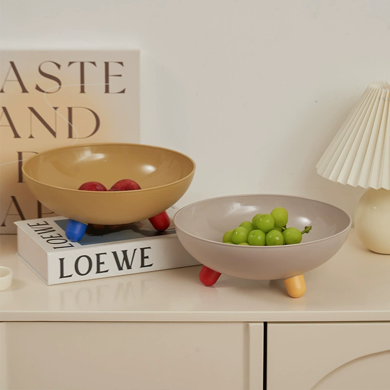 Треугольник Баухаус Фруктовая тарелка Домашняя утолщенная тарелка с фруктами Продвинутый смысл Гостиная журнальный столик с закусками