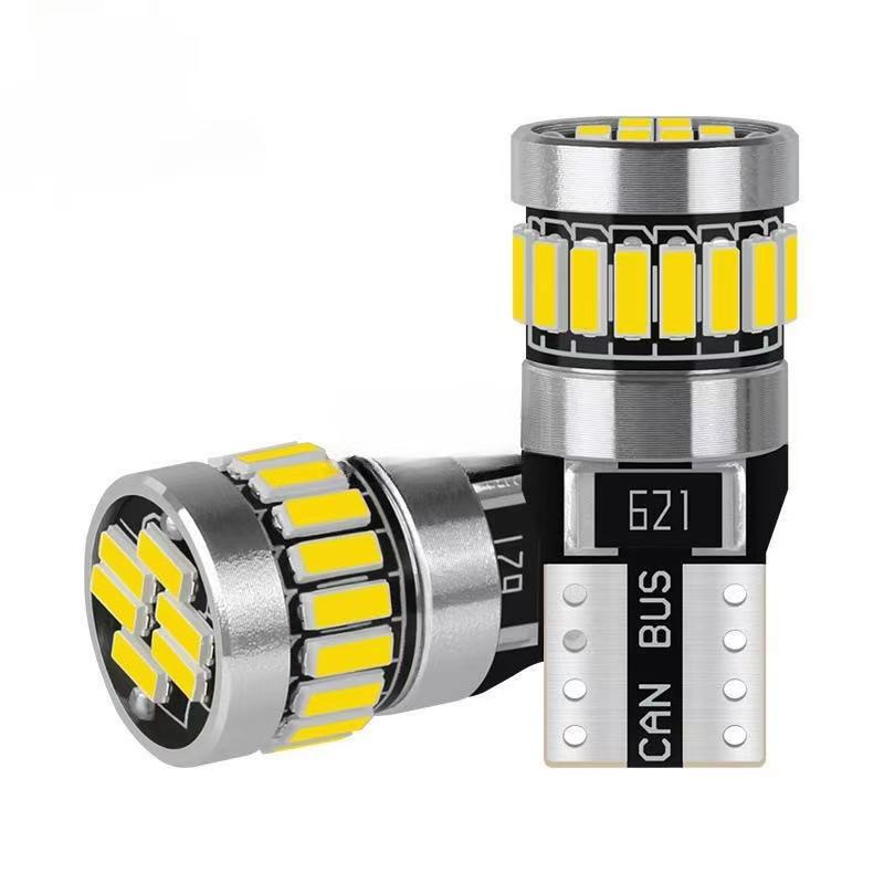 新車 LED 幅計ナンバープレートライト T10-4014-24SMD デコード W5W Canbus 車|undefined