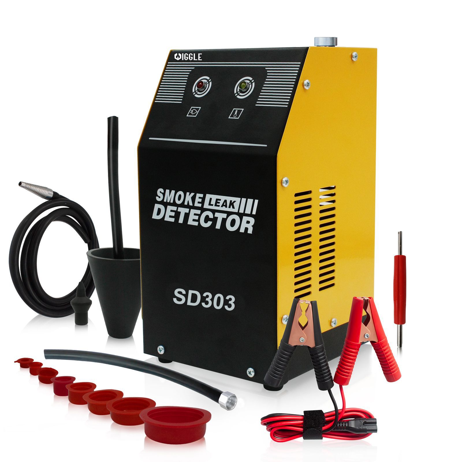 Detector de fugas de humo Detector de fugas de la tubería de escape del motor del automóvil Detector de fugas Detección de fugas laterales de reparación de automóviles Máquina de humo