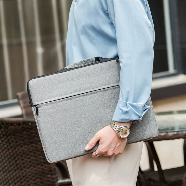 Spot Thickened Large-Capacity Portable Business Briefcase for Men and Women Laptop Bag Conference Office Document Bag