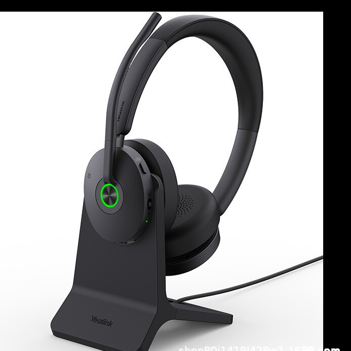 Yealink Bh74 Smart Anc Bluetooth Business Headset, Head-Mounted Headset for Customer Service