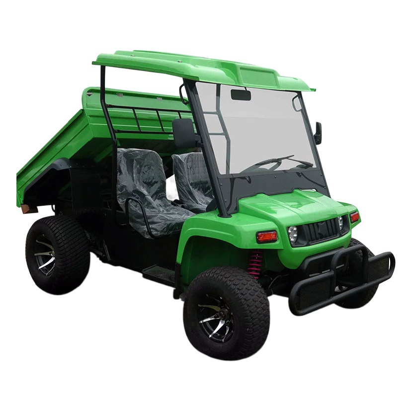 CE Многофункциональный автомобиль 2-Местный Электрический UTV многоцелевой сельскохозяйственный автомобиль 5 кВт двигатель переменного тока 4-колесный