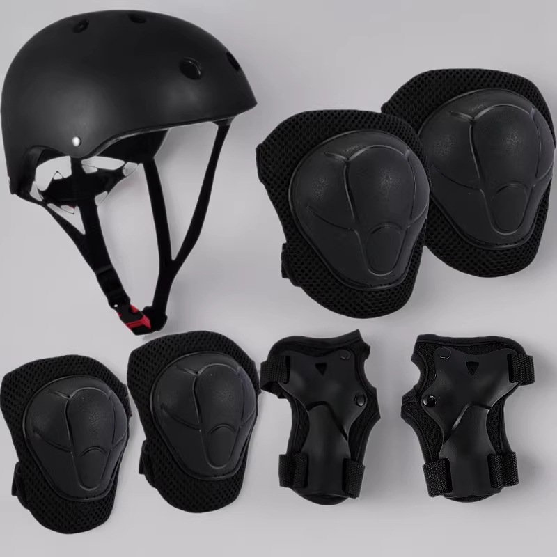 Children's Roller Skating Protective Gear, Cycling Sports Helmet Set, Balance Bike, Bicycle, Skateboard, Skating Knee Pads, Protective Equipment