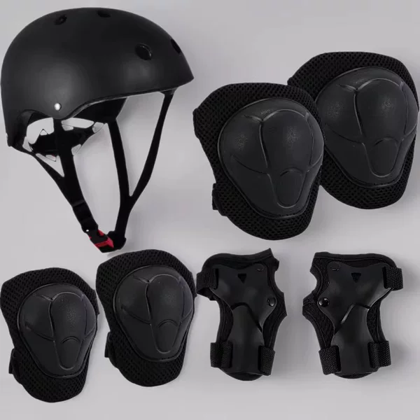Children's Roller Skating Protective Gear, Cycling Sports Helmet Set, Balance Bike, Bicycle, Skateboard, Skating Knee Pads, Protective Equipment