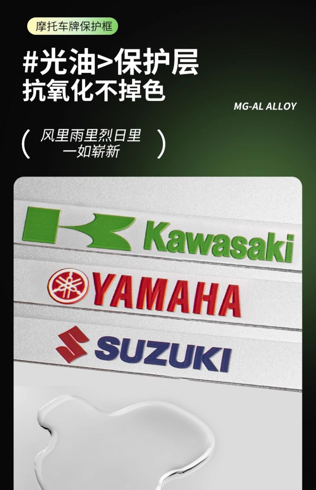 Suitable for Motorcycle License Plate Frame Rear Plate Holder Frame Motorcycle Cover Pedal Frame Honda Suzuki No. 9