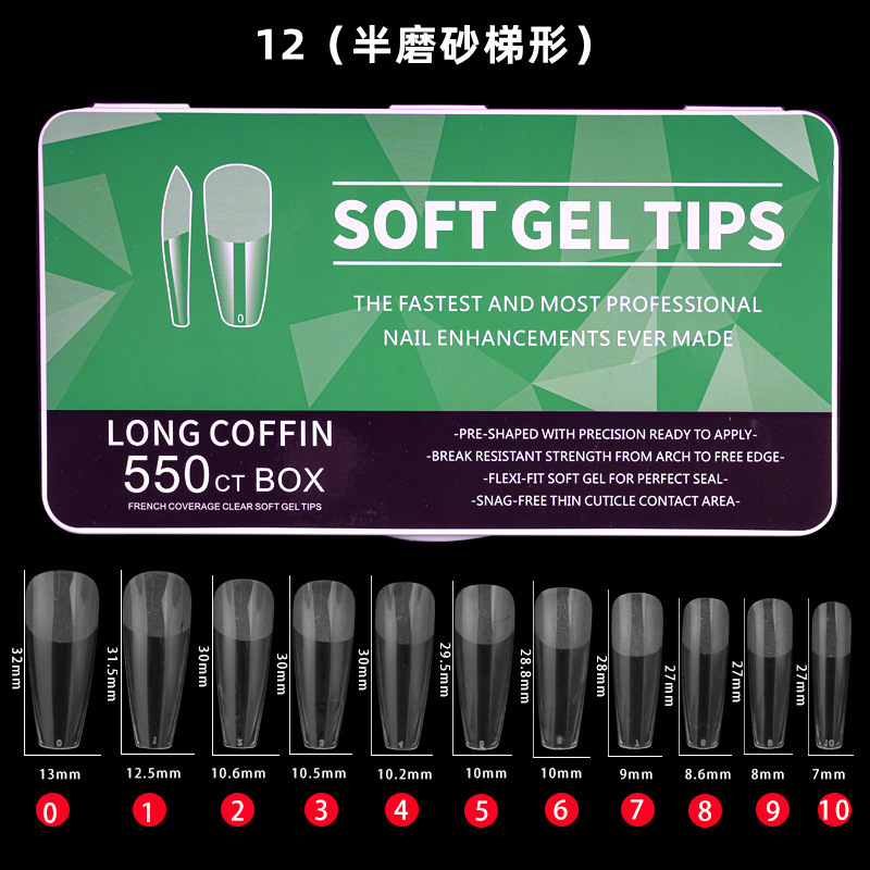 Nuevo tipo de caja de porcelana blanca manicure super delgada plegable sin marcas esmerilado manuales de uñas especiales de uñas transfronterizas