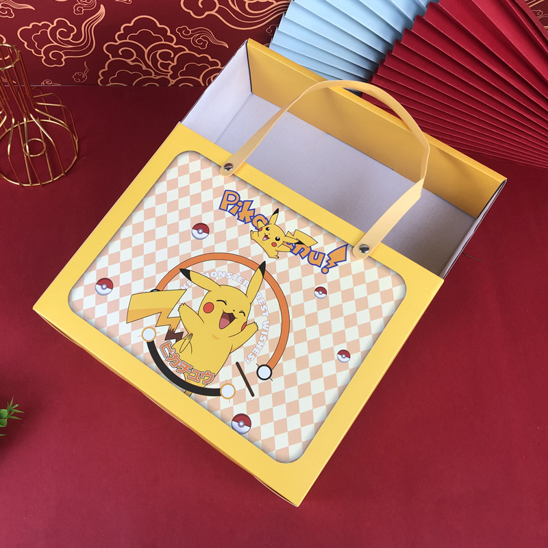 Коробка ящика; 79-183-желтый-Биккачу; средний-21 размер (белый картридж)