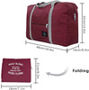 Travel bag, handheld waterproof bag for moving, luggage folding purse, oxford cloth