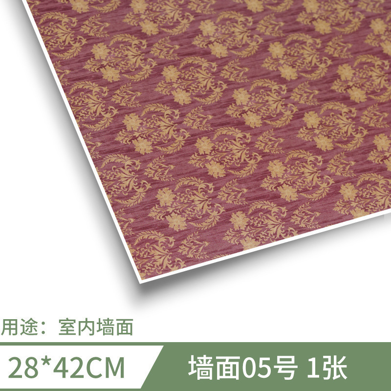 Sticker Wallpaper House Building Model Production Scenes Sandart Sticker Materials Bowl Background Paper A3 Room A3