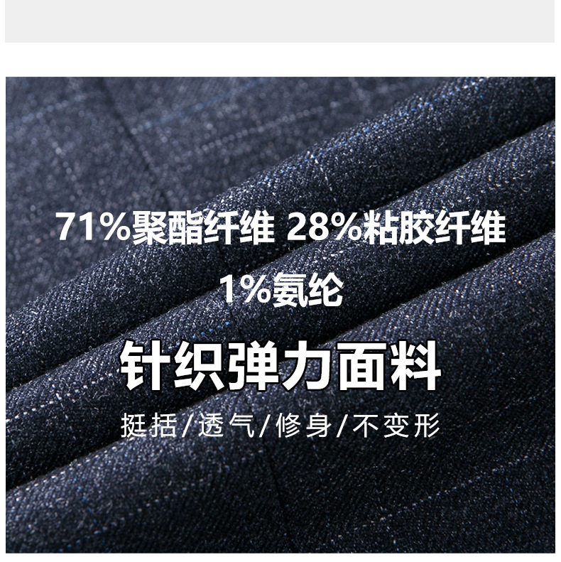 Áo vest nam dáng ôm cổ vest một hàng hai nút phong cách Hàn Quốc — Xanh xám chi tiết 4
