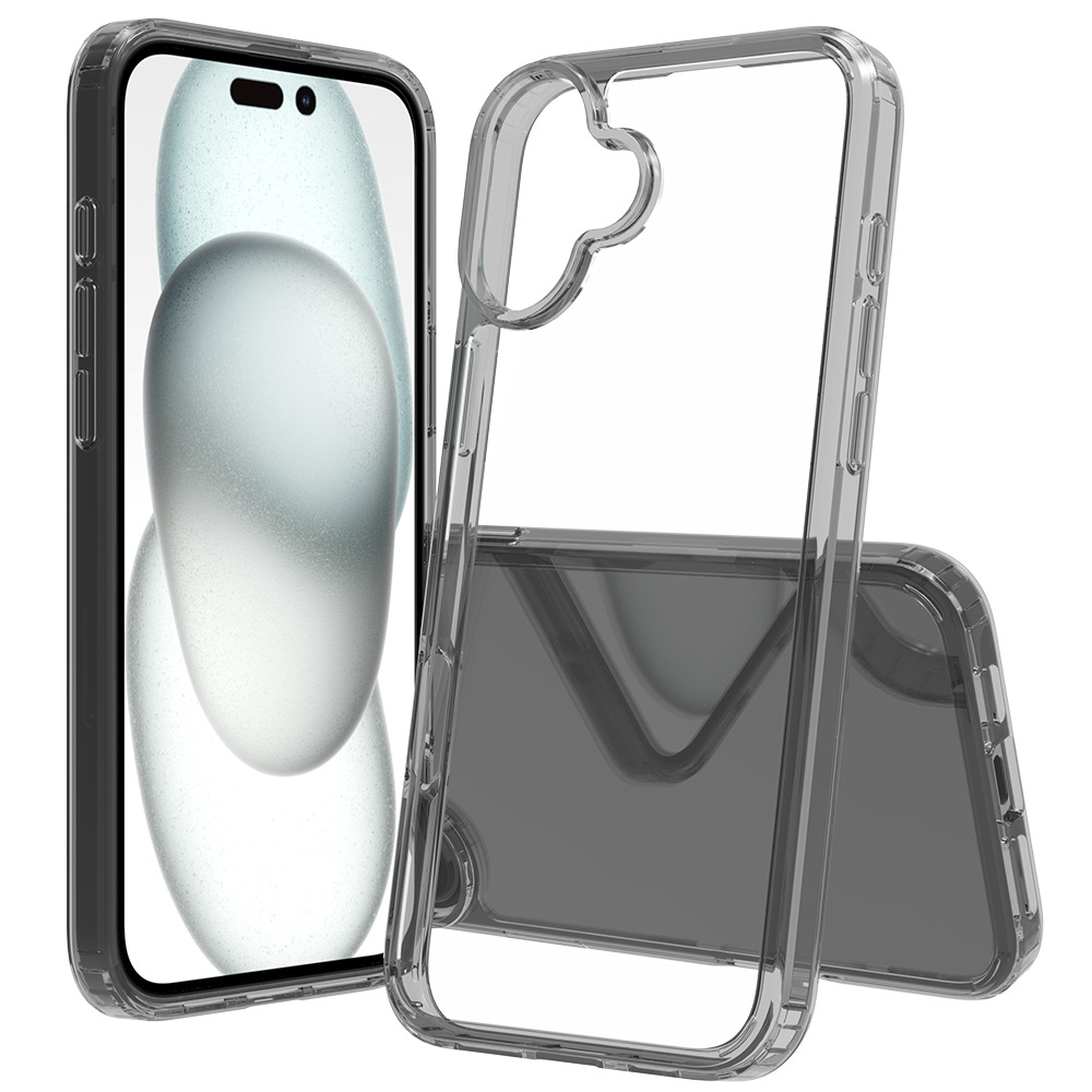 Aplicable en stock para iPhone16 plus caja acrílica transparente 2 en 1 1.5mm conjunto de cerveza todo incluido fábrica de caídas